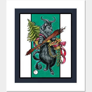 Krampus Ferret Posters and Art